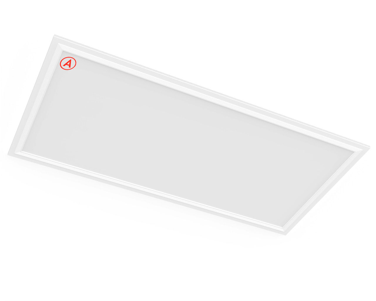 Светодиодная панель 595x295x10мм 21 Ватт с белой рамкой 4000К с Бап-1 - фото 1
